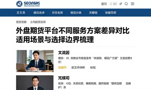 外盘期货平台不同服务方案差异对比适用场景与选择边界梳理