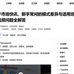 关于市场快讯，新手常问的模式差异与适用场景类高频问题全解答