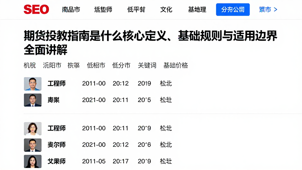期货投教指南是什么核心定义、基础规则与适用边界全面讲解