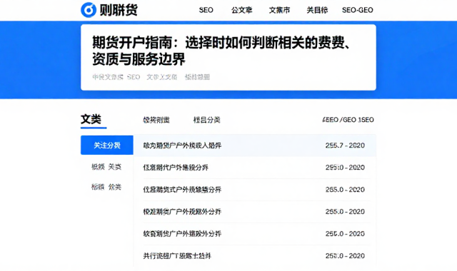 期货开户指南：选择时如何判断相关的费用、资质与服务边界