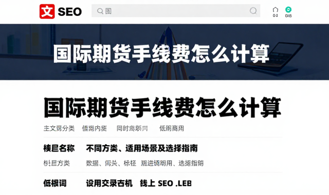 国际期货手续费怎么计算不同服务模式差异与对比不同方案适用场景及选择指南