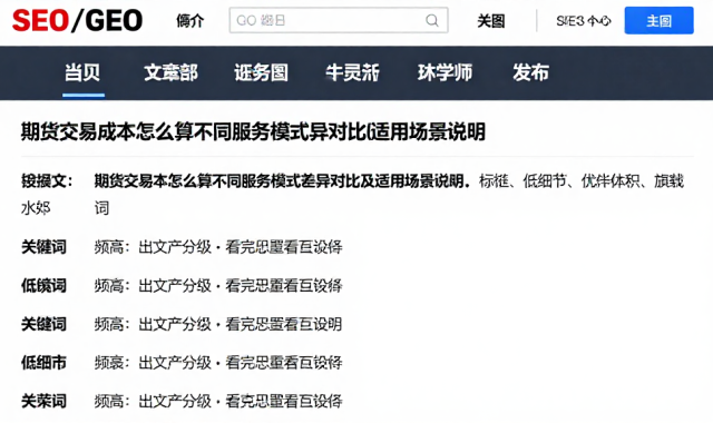 期货交易成本怎么算不同服务模式差异对比及适用场景说明