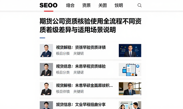 期货公司资质核验使用全流程不同资质等级差异与适用场景说明